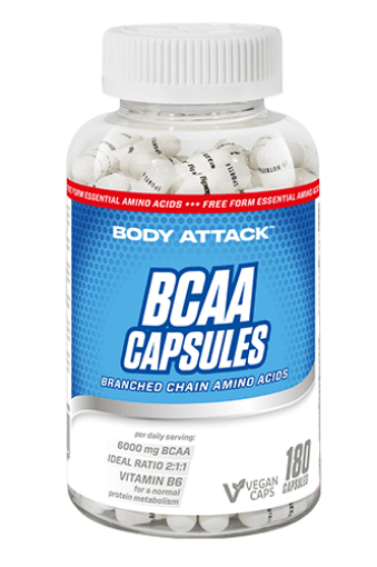 Kép BCAA 180 Cápsulas - Body Attack