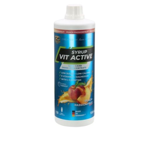 Kép VITACTIVE SZIRUP + L-KARNITIN - 1000ML BARACK