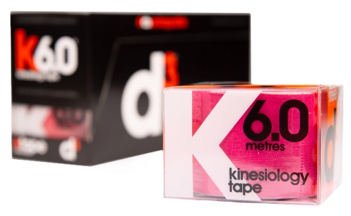 Kép K6.0 Kineziológiai Szalag Rózsaszín 5cm x 6m - d3Tape